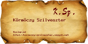 Körmöczy Szilveszter névjegykártya